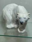 Large Walking Polar Bear   1137 12  Bing   Grondahl Royal Copenhagen Denmark