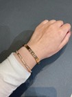 Catier Signature Logo Rose Gold Bracelet  Love Bracelet 18k Rose Gold Plated