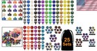 25 Sets Of Acrylic Polyhedral Dice With Flannel Bag - Perfect For Dnd   Mtg