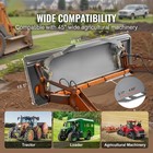 3 8  Thick Skid Steer Mount Plate Adapter Loader Quick Tach Attachment