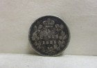 1885 Canada 5 Cents World Foreign 0 925 Silver Coin Queen Victoria Km  2