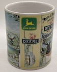 John Deere   Co Moline Illinois Antique Tractor Coffee Mug Reindeer Cultivator  