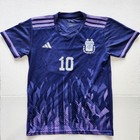 Lionel Messi Adidas Argentina National Team Away Purple Jersey  10 Youth 12 Yrs