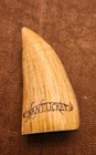 Scrimshaw  Whale Tooth Reproduction Resin  the Dakota  Ship