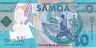 Samoa 10 Tala 2019 P 45 Polymer Commemorative Unc Low Serial No  000xxxx