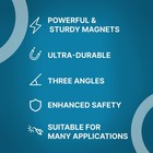 2 Magnets  75-lbs Welding Magnetic Holder - 45 90 135 Angles