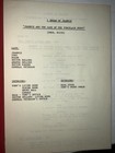 Rare Original I Dream Of Jeannie Script
