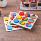Wooden Montessori Shape Sorting Puzzle Math Blocks Preschool Learning Toy