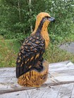 Chainsaw Carved Osprey Wood Carving Sculpture Statue Birds Art Rustic Decor
