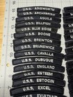 Us Navy Ship   Unit Name Rocker Patches Lot Uss Usns Com Lot 70 Militaria R2