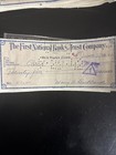 The First National Bank And Trust Company Cancel Checks Dated 1942