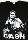 Johnny Cash T-shirt Man In Black Country Rock Singer 100  Cotton Tee Men s New