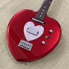 Daisy Rock Heartbreaker Guitar Solid Metal Red Maple Neck