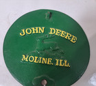 Vintage Cast Iron Antique John Deere Moline Il Corn Planter Lid   No  Y3289u 7-b