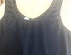 Warner   s Vintage Black Soft Nylon Sleeveless Camisole Tank Top Womens Size Xl