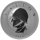 2024 Commander Series - George S  Patton 5 Oz Silver Coin - Limited 4999