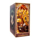 Book Nook Miniature House Harry Potter Academy Led Wooden Bookshelf Xmas Gift