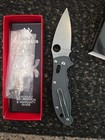 Spyderco Manix 2 Ltw C101pgy2 Leaf Shaped Knife - Gray