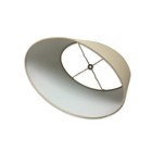   Inc  Shallow Oval Hardback Lamp Shade  Hb-611-10lnbg  Linen Beige   8 5 X5    