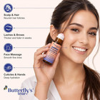 Butterfly s Tear Organic Castor Oil With Rose Quartz Roller 100  Pure Cold-press