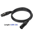 Eyeshot 6 5ft   2m Dmx Cable  10pcs 3 Pin Dmx Cables Dmx Wires  Dmx512 Xlr Ma   