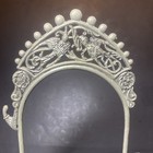 Antique Victorian Silverplated Bird   Floral Motif Frame  Taxidermy Stand Idea 