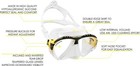 Cressi Matrix Clear Yellow Snorkel Mask Fin Set Scuba Diving