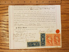1871 Legal Document- State Of New Jersey  County Of Sussex