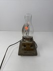 Vintage Aerolux Style Light Bulb Flower Bouquet Daisy Neon Glow Works Stone Base