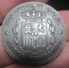 1879  spain-puerto Rico  Five Centimos  5 Centimos  -colonies-