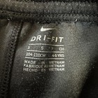Nike Dri- Fit Boys 4-5 Small Black Sweatpants Joggers Pockets Athletic Sports