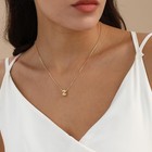 Bubble Initial Necklaces Dainty Letter Necklace Cute Name Choker Necklaces  - 36