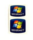 2x Windows  7 Operating System Os Laptop pc Sticker Badge Decal  20mm X 20mm