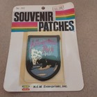 Vintage Yellowstone National Park Bear Geyser Embroidered Patch New Iron-on Sew