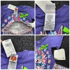 Looney Tunes Bugs Bunny Floral Shorts Set Toddler 3t Purple New Vintage Kidcore