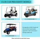 Heavy Duty Golf Cart Enclosure For Club Car Precedent 2 Passenger 600d Cover