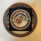 Royal Worcester Sue Scullard Christmas Tales  6 1999 8  Plate And Boxed Coaster