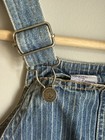 Winnie The Pooh Vintage Overalls Dress Size 3t Railroad Stripe Piglet Pockets