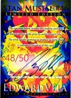 Stan Musial Authentic 2018 Artist Signed Limited Edition Print Card 48 Of 50