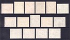 Antigua     Scott 107-121     1953-56 Qeii Pictorial Set     Mh     Scv  73