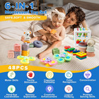 6-in-1 Baby Toys 6 To 12 Months  Montessori Toys For Babies 6-12-18 Months  Infa