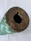 Antique Metal Textile Printing Cylinder Roller - Industrial  Decor 21 5  Long