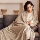 Plush Fuzzy Fleece Throw Blanket Extra Large Super Soft Fluffy Warm 50x70 Inches
