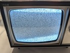 Vintage Rca Trans Vista Portable Crt Tv Wood Grain Rvg7040 Analog 9 Inch