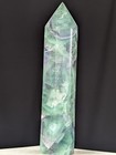Rainbow Fluorite Tower Point Crystal Gemstone Large Tall Chakra Reiki