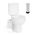 750w Macerating Toilet System Upflush Toilet With Pump 4 Inlets For Basement