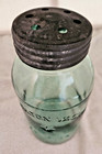 Vintage 1903 Knowlton Vacuum Fruit Jar Star Half Gallon Fruit Jar Zinc Lid Band