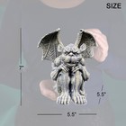 Owmell Gargoyle Statue Garden Guardian Sculpture Figurine Hands On Knees