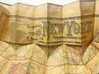 Antique Scarborough Company New York New Railroad Rr Post Office Township Map