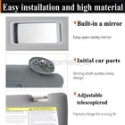 Left Driver And Right Passenger Pair Gray Sun Visor For 2005-2015 Toyota Tacoma